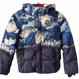 Boys Abercrombie New York Puffer Coat Hooded 9/10